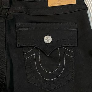 True religion black skinny jeans size 32